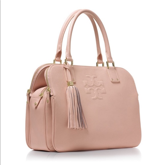 Tory Burch Handbags - Tory Burch Pink Thea Top Handle Satchel